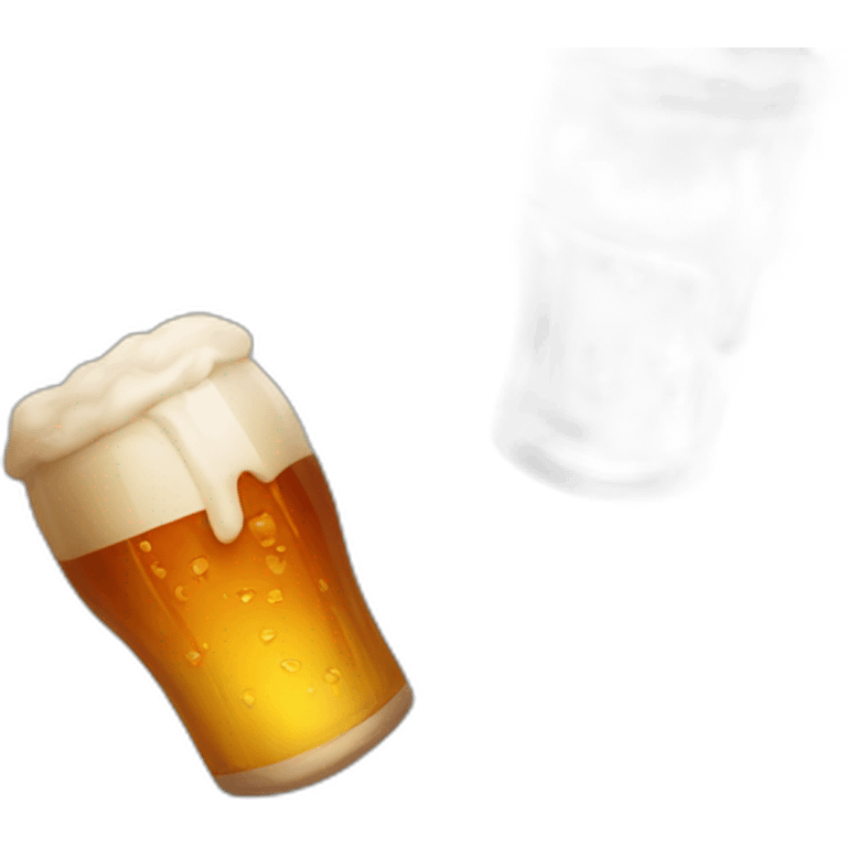 Dracaufeu qui bois une biere emoji