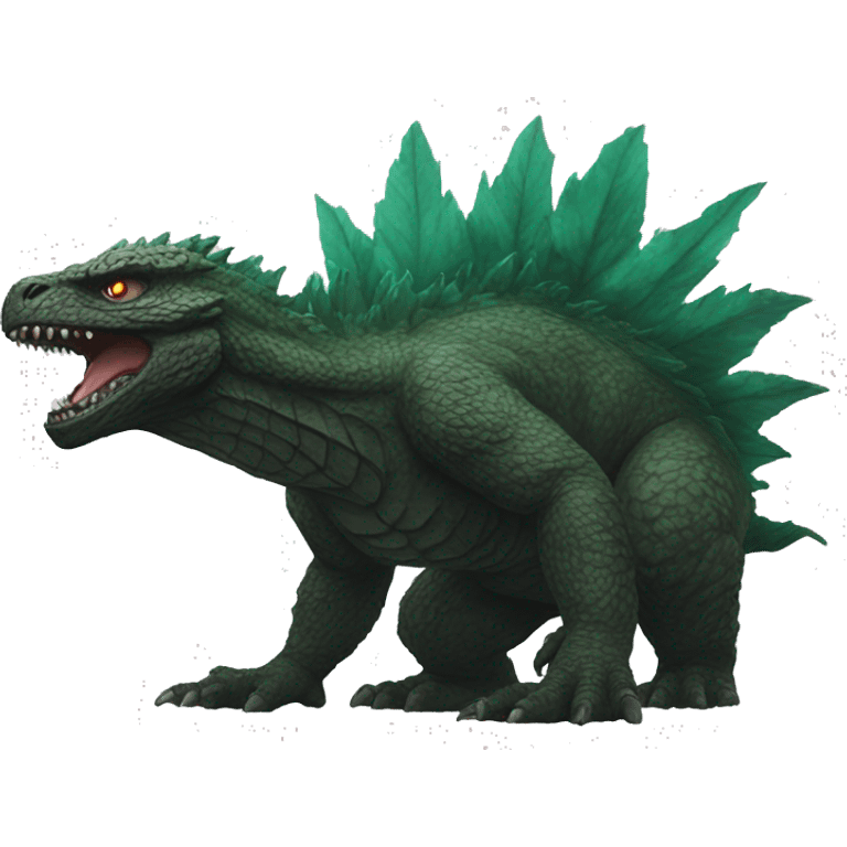 Godzilla evolved emoji