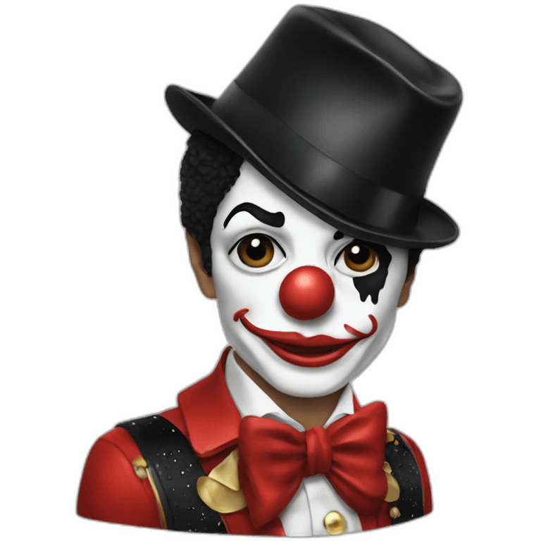 michael jackson clown emoji