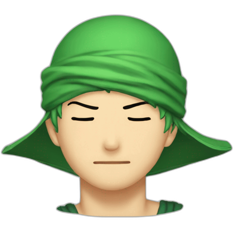 Zoro Green sleep emoji