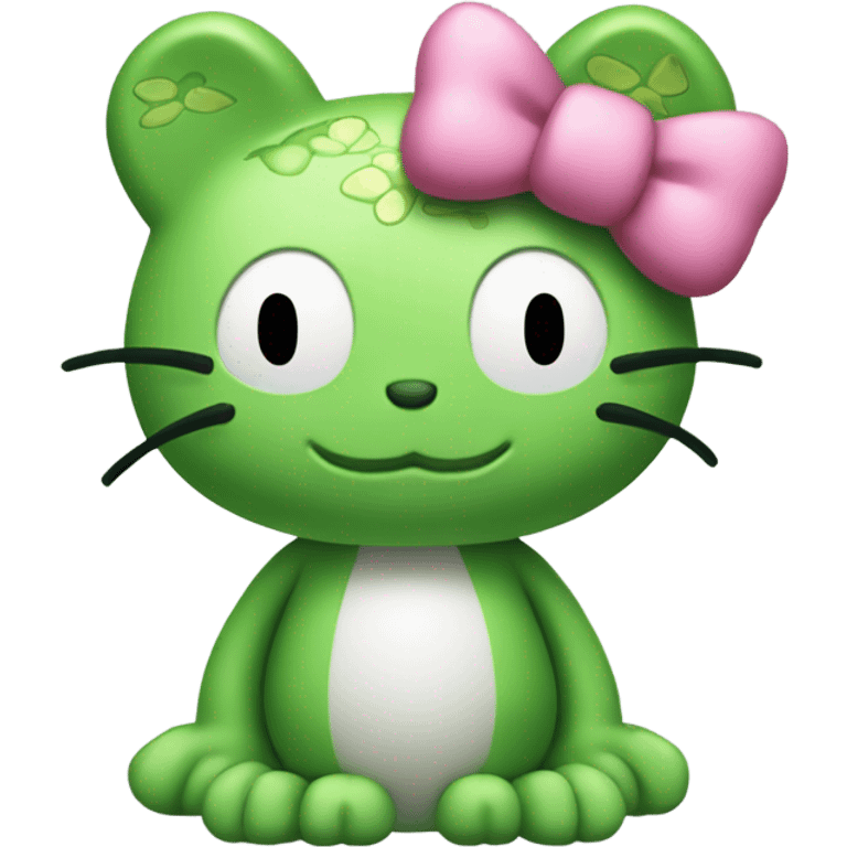 hello kitty frog emoji