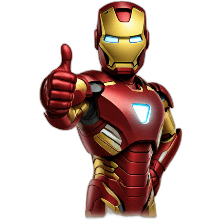 iron man thumbs up emoji