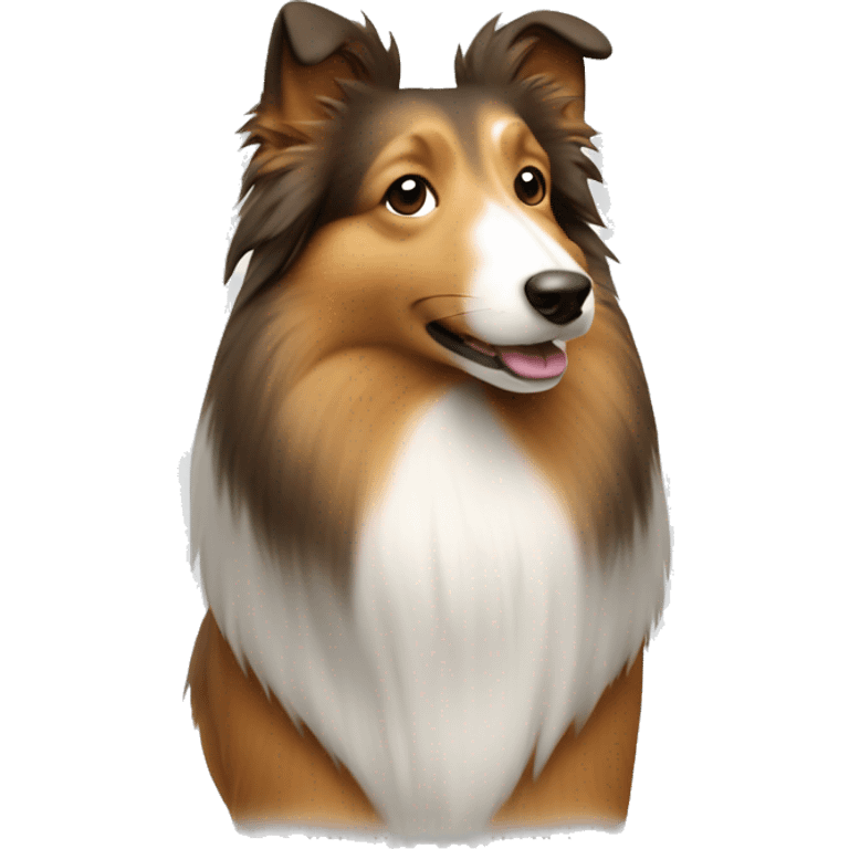 Shetland sheepdog emoji