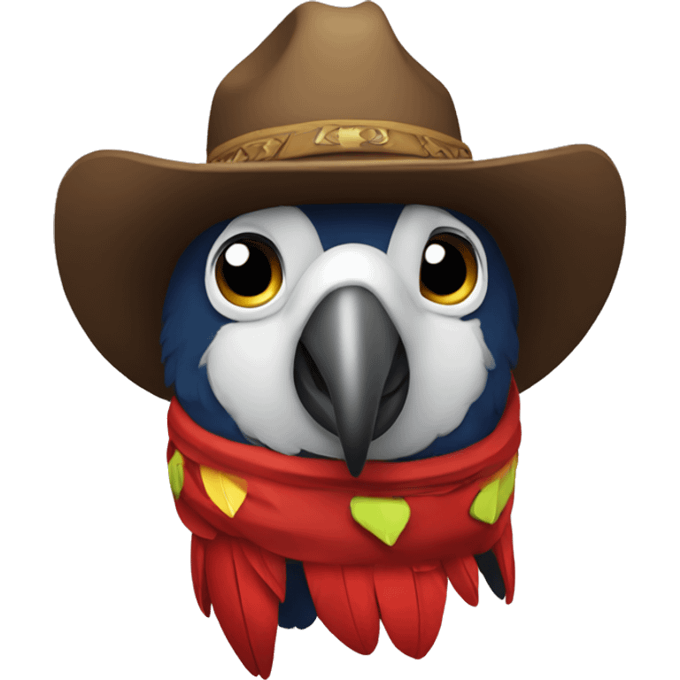 cowboy parrot emoji