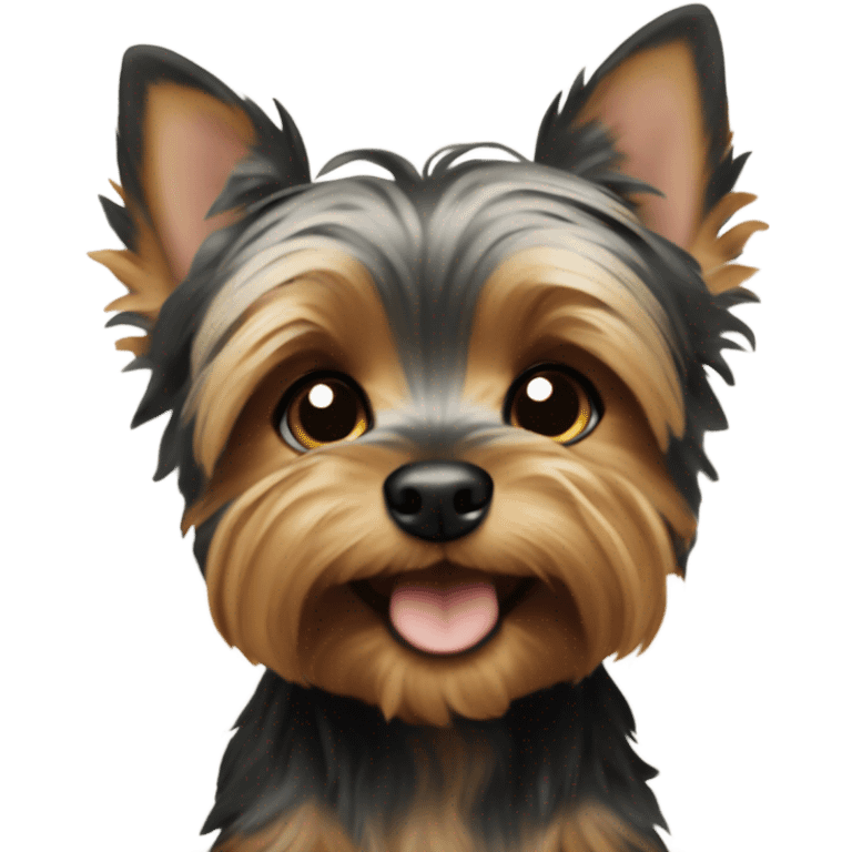 Yorkshire terrier puppy emoji