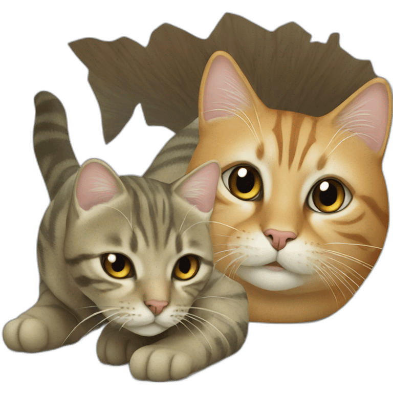 Cat and turtul emoji