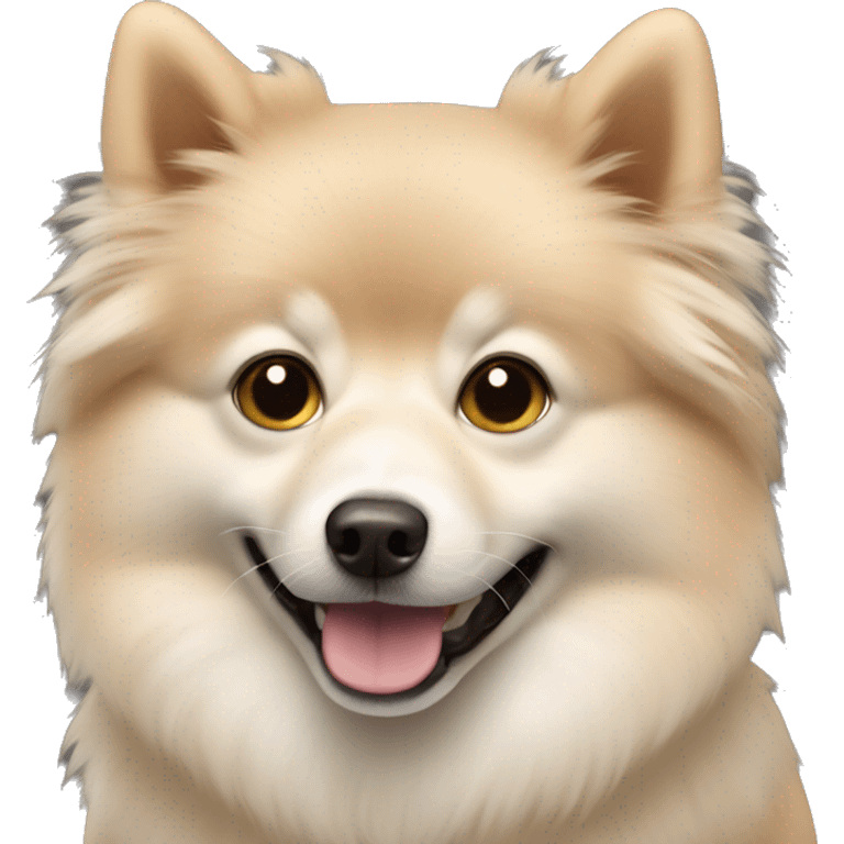 Beige spitz emoji