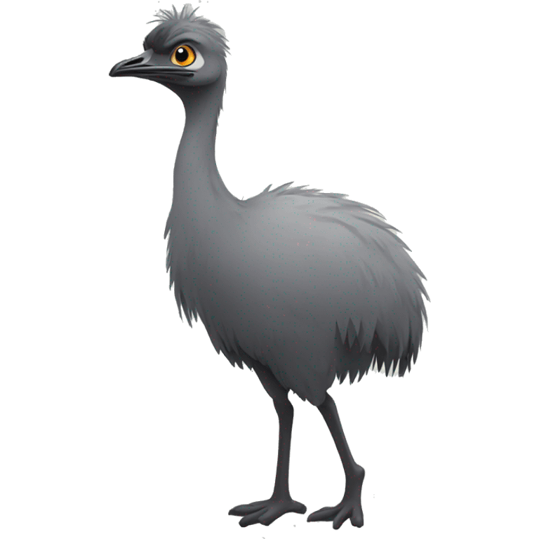 Emu full body emoji