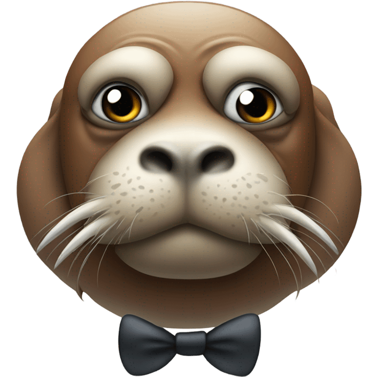 walrus wearing monocle emoji