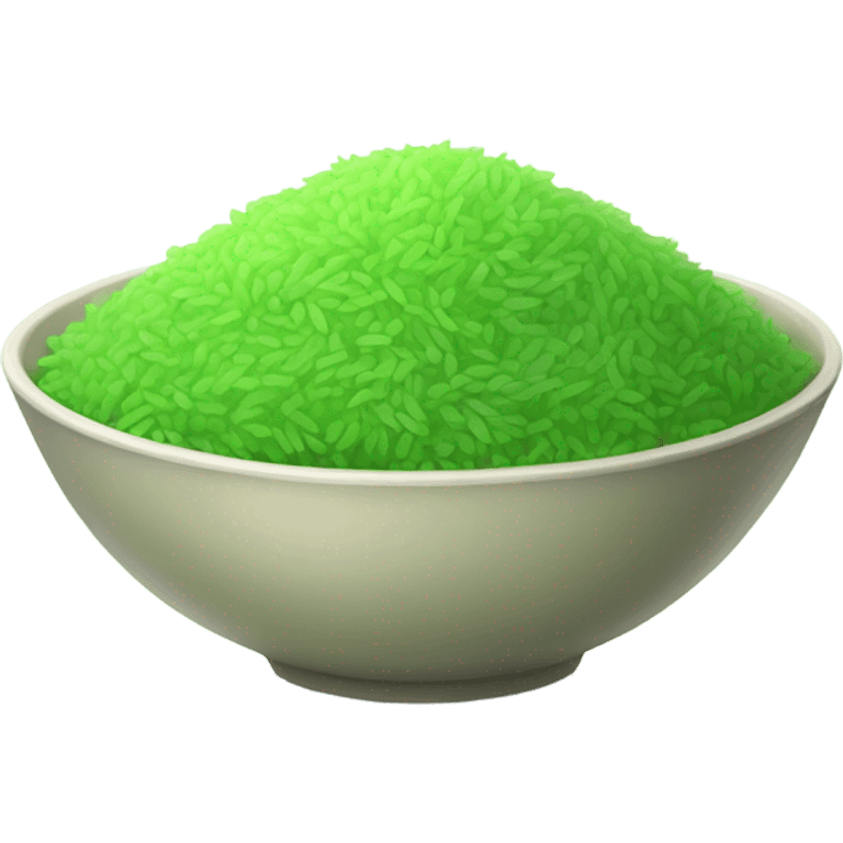 Green rice emoji