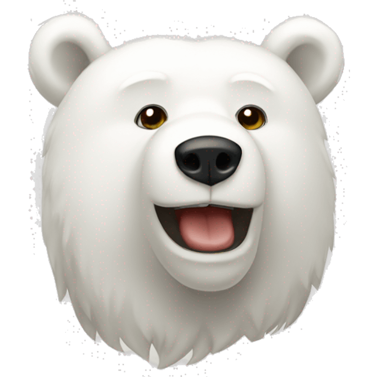 white tady bear emoji