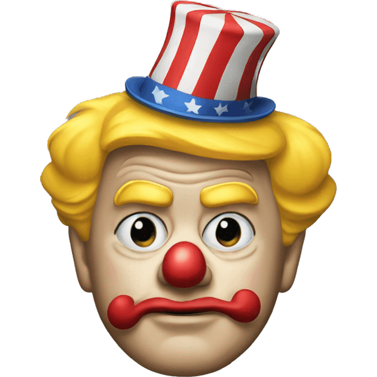 Donald trump as clown emoji