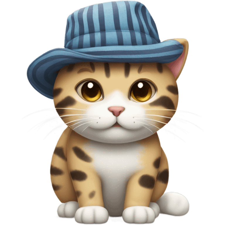 Cat wearing a hat  emoji