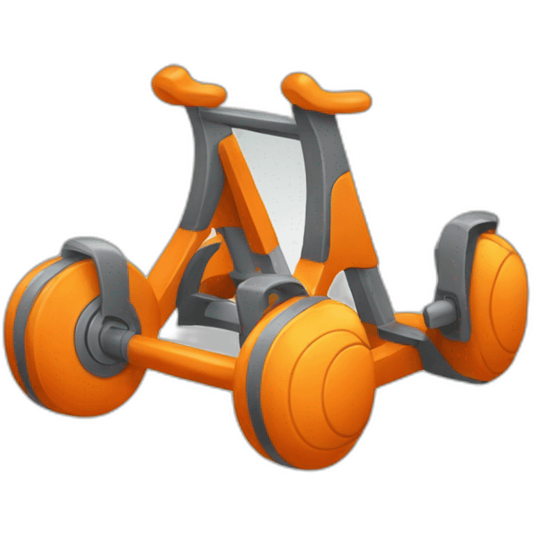 orange gym emoji