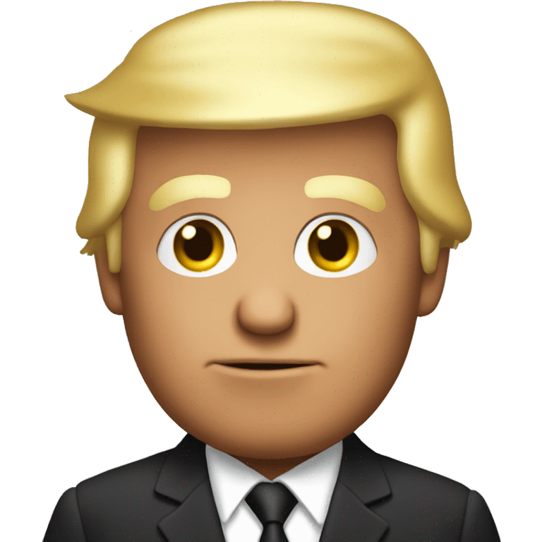 trump holding a turke emoji