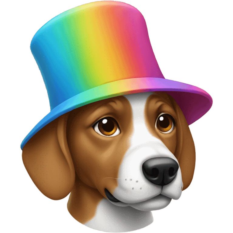 dog wearing hat emoji