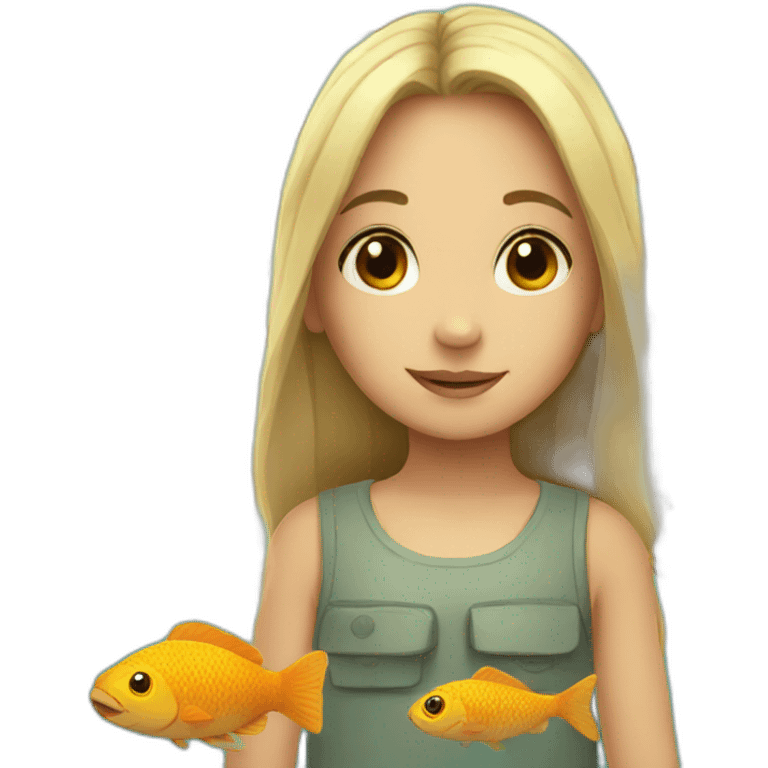 GIRL AND FISH emoji