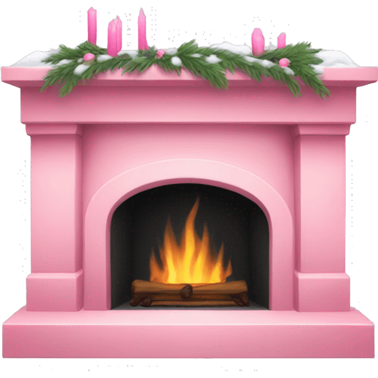 Winter Pink FirePlace emoji