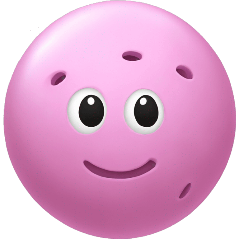 light pink pickle-ball ball  emoji