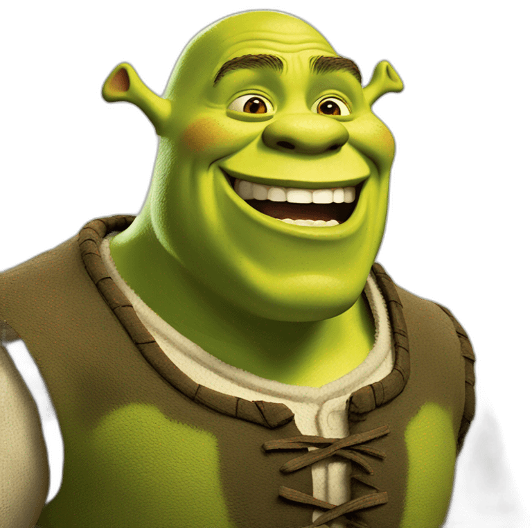 Shrek laught emoji