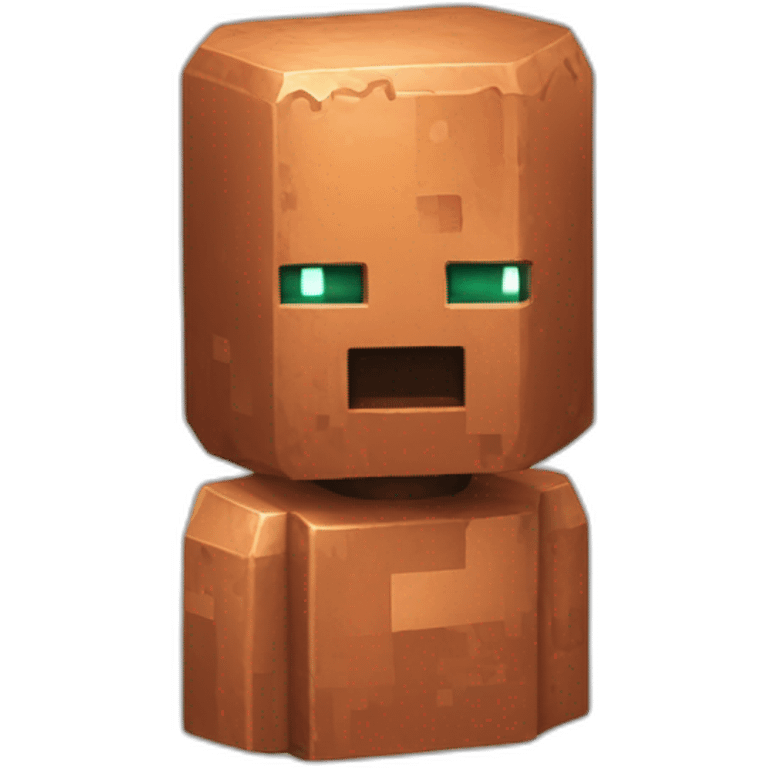 Minecraft copper golem emoji