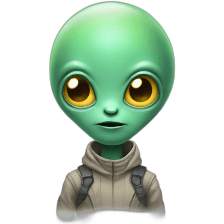 alien cute emoji