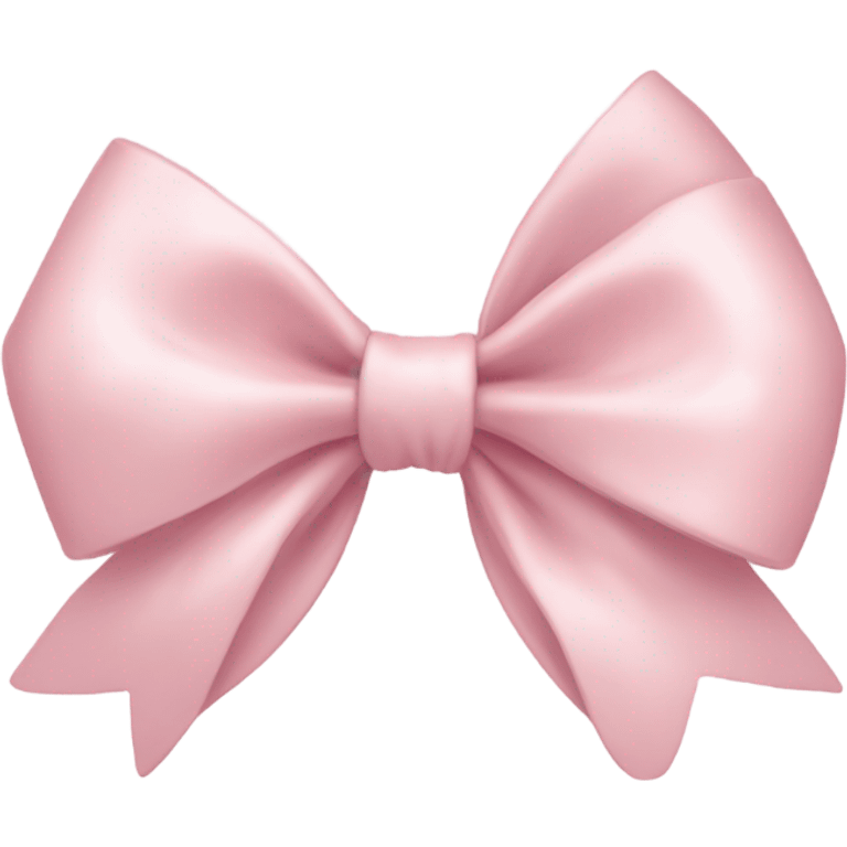 pastel pink bow emoji