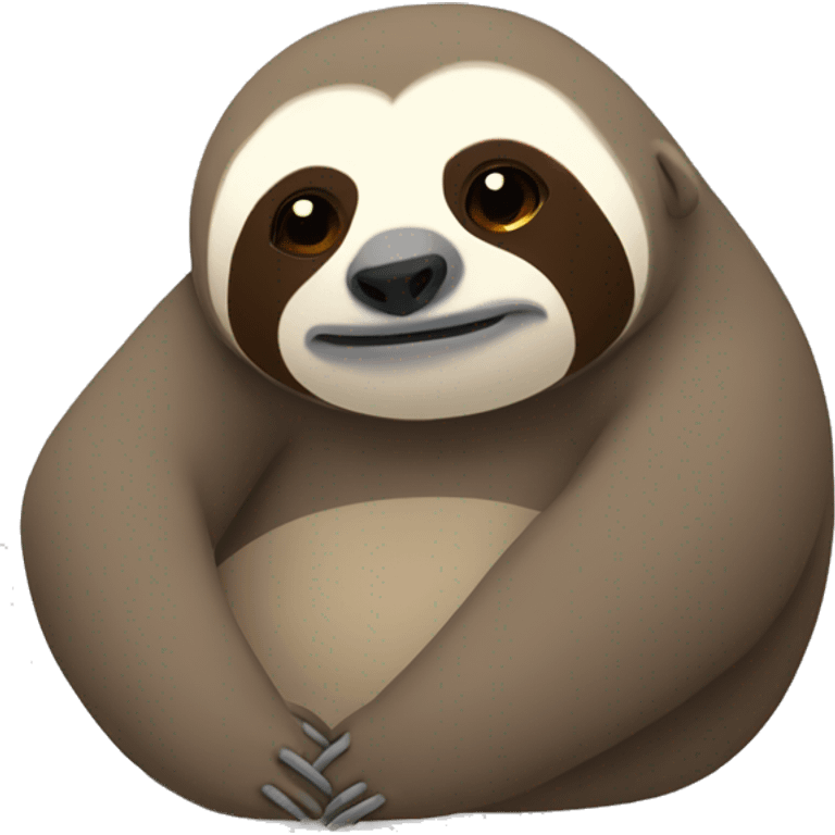 Depressed sloth emoji