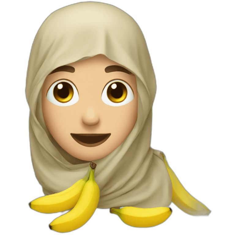 Arabic scraf banana emoji