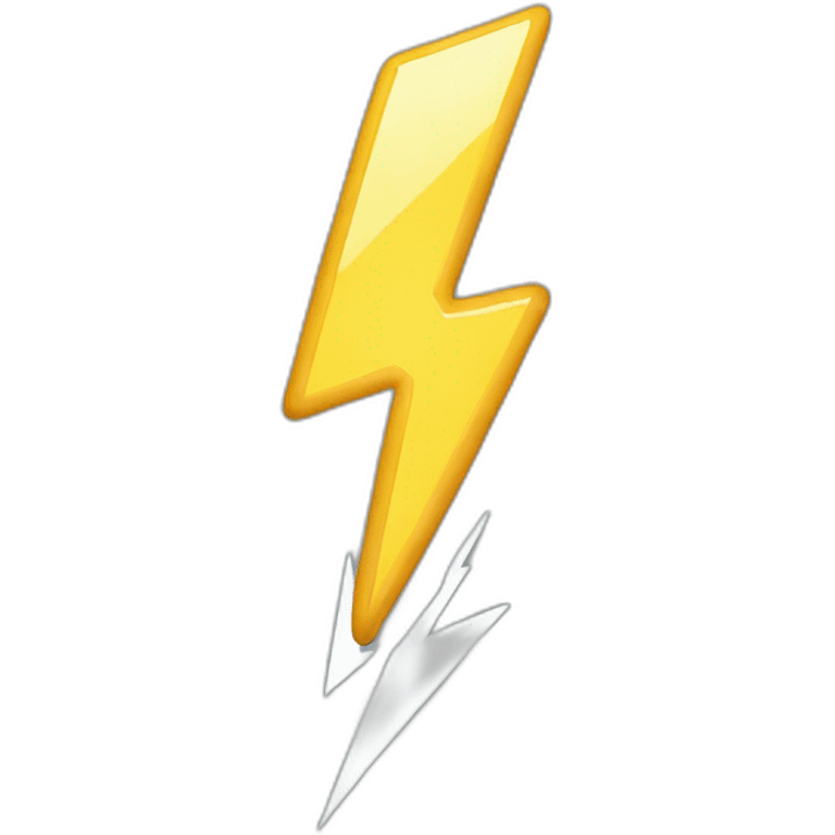 drawing of a lightning bolt with two code chevrons on the sides emoji