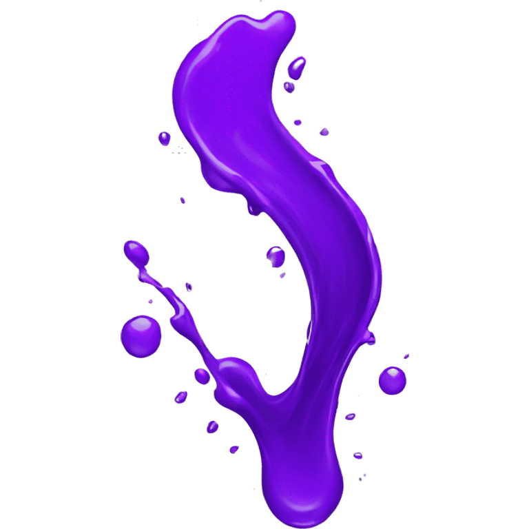 purple paint splash emoji