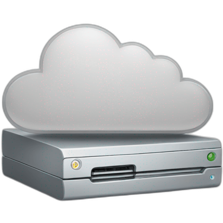 cloud harddrive emoji