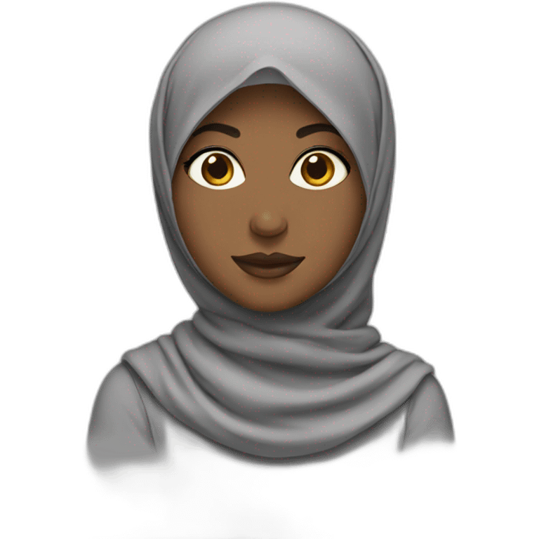 Hijab black emoji