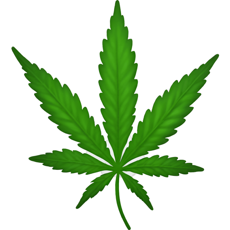 Cannabis leaf emoji