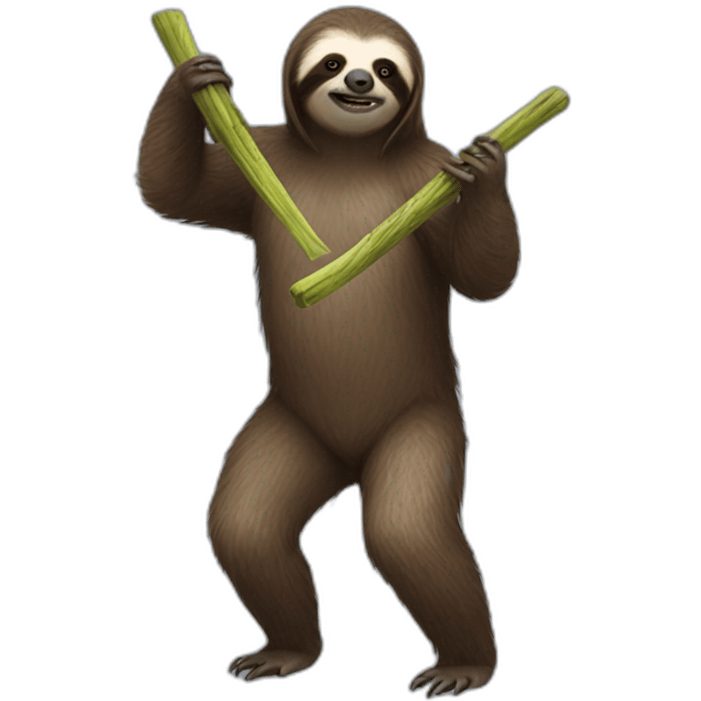 Killer sloth emoji