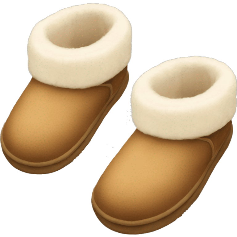 Cute ugg slippers emoji