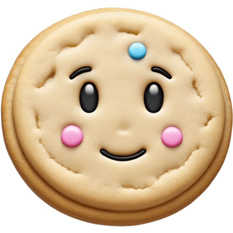 realistic sugar cookie emoji