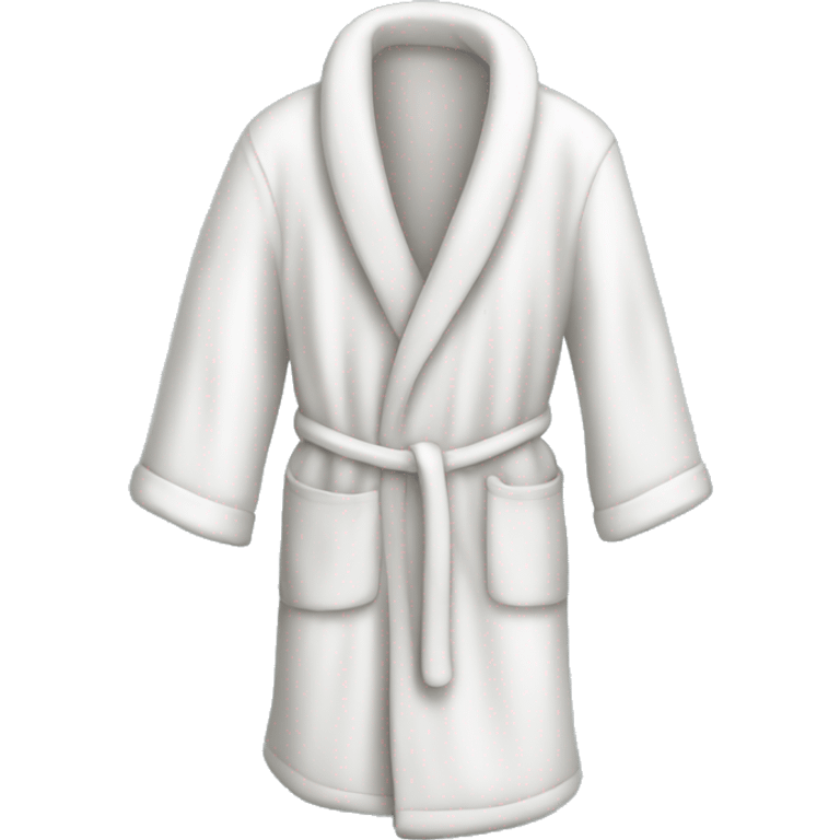 white dressing gown emoji