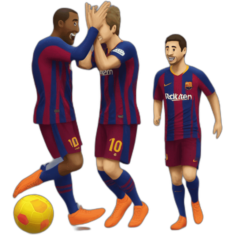 Barcelona win  emoji