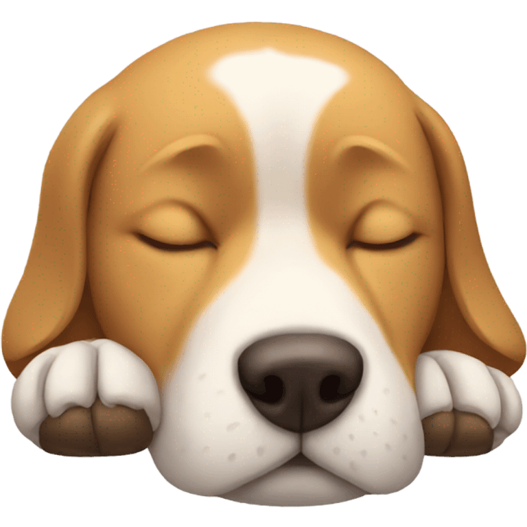 Sleeping dog emoji