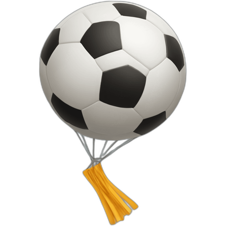 Ballon de foot qui conduit une moto emoji