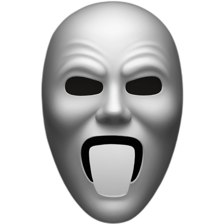 Mask in film Scream emoji