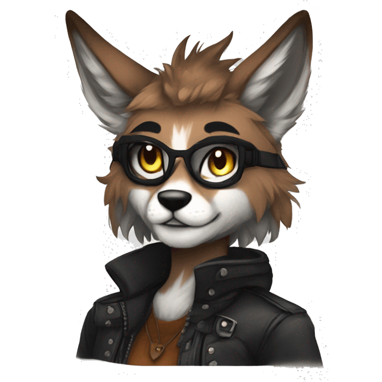 Edgy anthro furry by Falvie, AngieWolf emoji