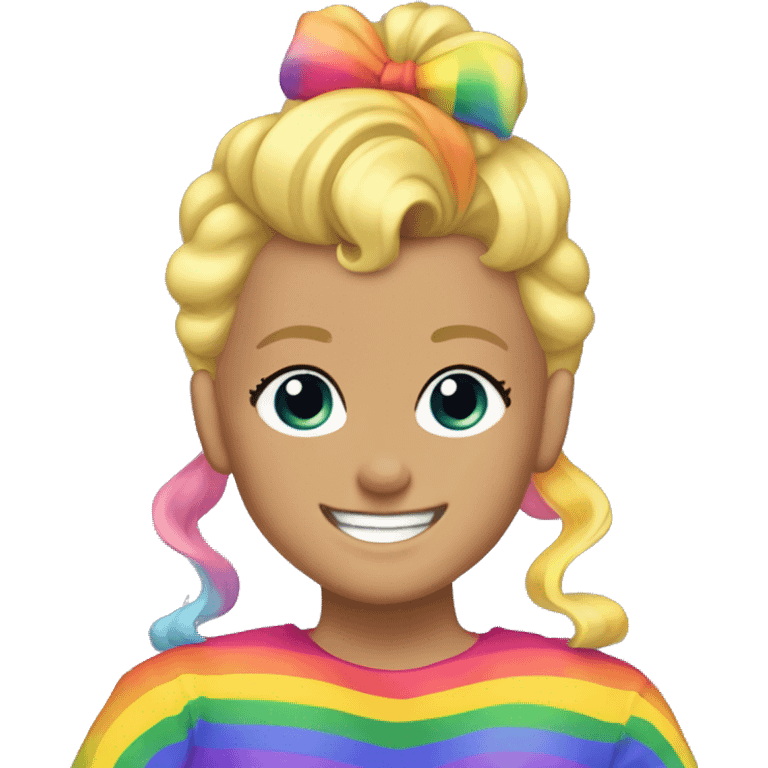 Jojo siwa rainbow pride emoji