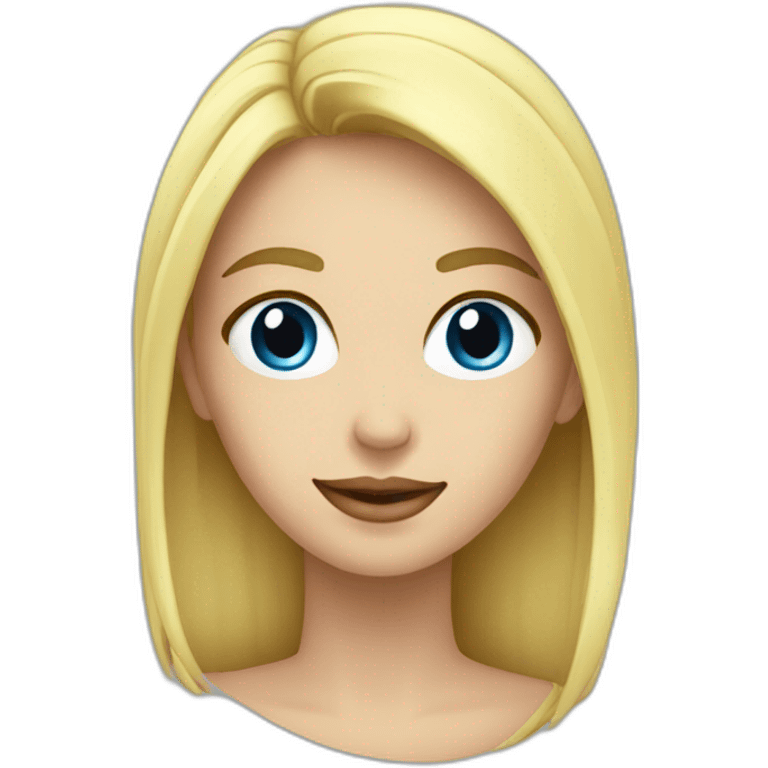 Woman MT07 bleu emoji