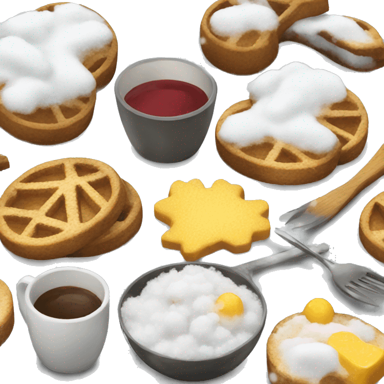 Snow brunch emoji