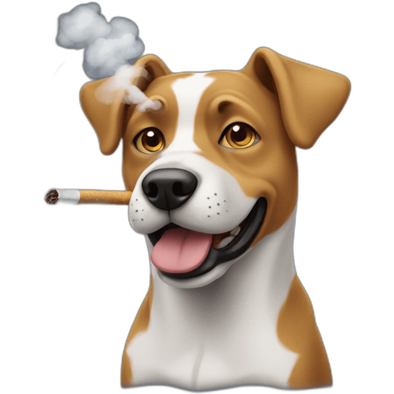 smoking-dog emoji