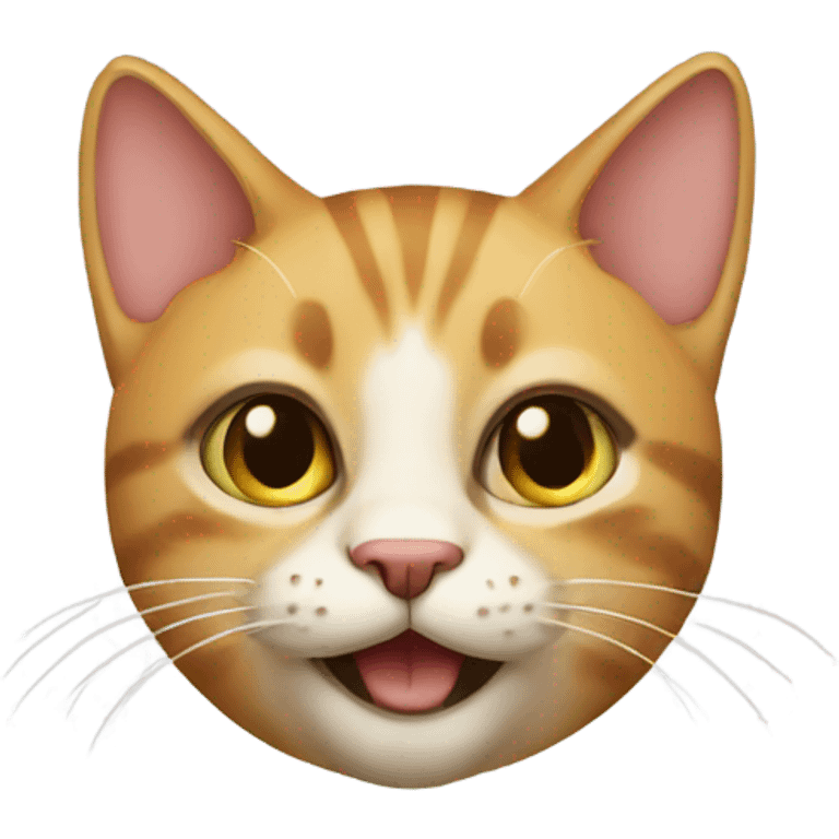 A cat that’s very cool emoji