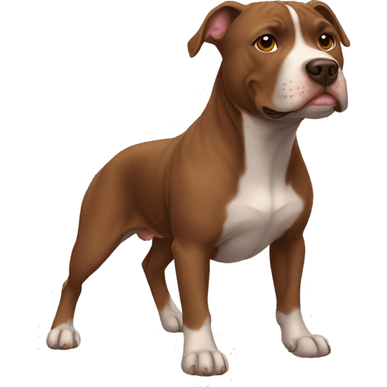 Brown Pitbull trading emoji