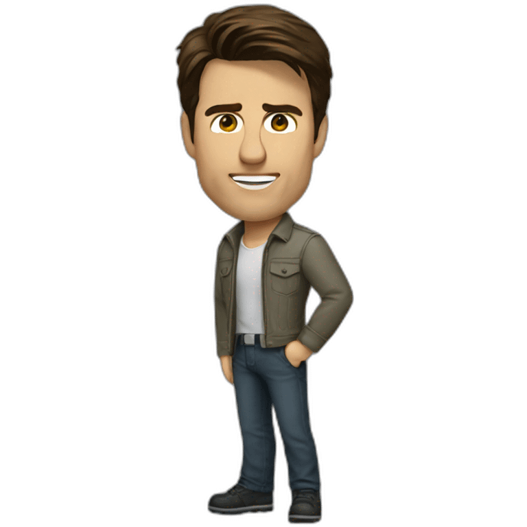 Tom cruise standing emoji